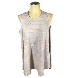 RD Style Cream Long Sleeve Blouse w/ Cold Shoulder Size Large